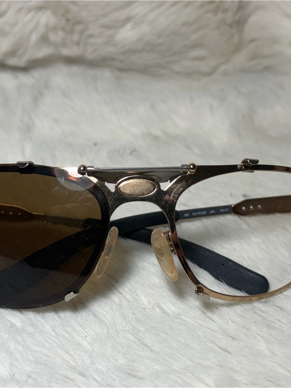 Carrera Sunglasses with Black Temples and Gold Accent read